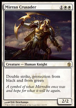 Mirran Crusader⁣ - Mirrodin Besieged⁣ (Rare)⁣ [14]