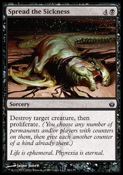 Spread the Sickness⁣ - Mirrodin Besieged⁣ (Common)⁣ [56]