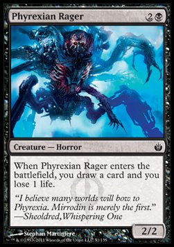 Phyrexian Rager⁣ - Mirrodin Besieged⁣ (Common)⁣ [51]