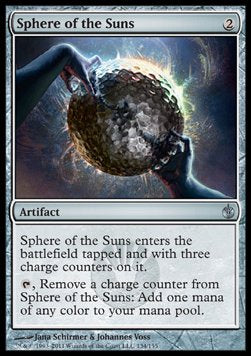 Sphere of the Suns⁣ - Mirrodin Besieged⁣ (Uncommon)⁣ [134]