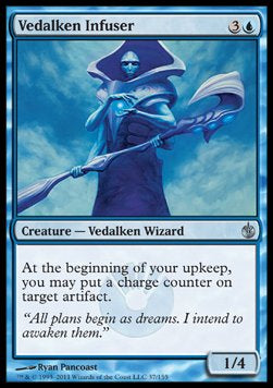 Vedalken Infuser⁣ - Mirrodin Besieged⁣ (Uncommon)⁣ [37]
