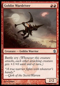 Goblin Wardriver⁣ - Mirrodin Besieged⁣ (Uncommon)⁣ [64]