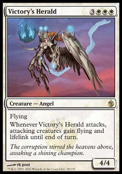 Victory's Herald⁣ - Mirrodin Besieged⁣ (Rare)⁣ [18]