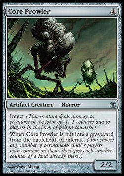 Core Prowler⁣ - Mirrodin Besieged⁣ (Uncommon)⁣ [103]