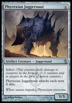 Phyrexian Juggernaut⁣ - Mirrodin Besieged⁣ (Uncommon)⁣ [121]