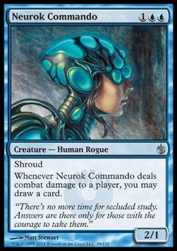 Neurok Commando⁣ - Mirrodin Besieged⁣ (Uncommon)⁣ [28]
