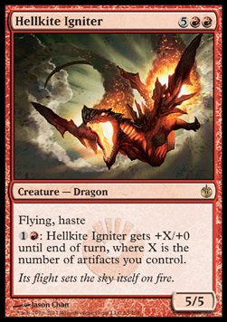 Hellkite Igniter⁣ - Mirrodin Besieged⁣ (Rare)⁣ [65]