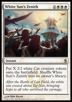 White Sun's Zenith⁣ - Mirrodin Besieged⁣ (Rare)⁣ [19]