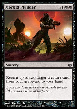 Morbid Plunder⁣ - Mirrodin Besieged⁣ (Common)⁣ [47]