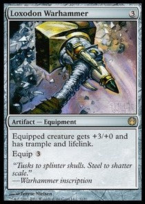 Loxodon Warhammer⁣ - Duel Decks: Knights vs. Dragons⁣ (Rare)⁣ [31]