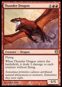 Thunder Dragon⁣ - Duel Decks: Knights vs. Dragons⁣ (Rare)⁣ [61]