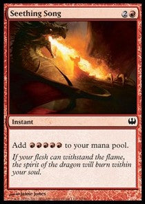 Seething Song⁣ - Duel Decks: Knights vs. Dragons⁣ (Common)⁣ [70]