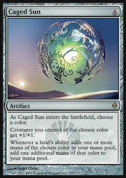 Caged Sun⁣ - New Phyrexia⁣ (Rare)⁣ [132]