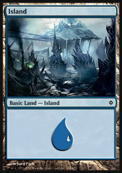 Island (V.1)⁣ - New Phyrexia⁣ (Land)⁣ [168]
