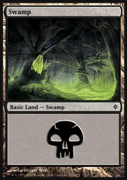 Swamp (V.2)⁣ - New Phyrexia⁣ (Land)⁣ [171]