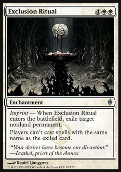 Exclusion Ritual⁣ - New Phyrexia⁣ (Uncommon)⁣ [10]