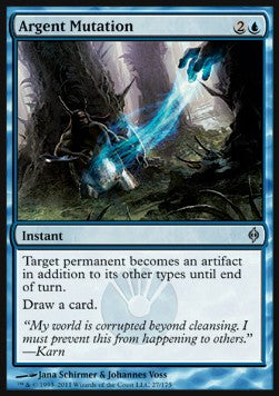 Argent Mutation⁣ - New Phyrexia⁣ (Uncommon)⁣ [27]