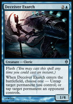Deceiver Exarch⁣ - New Phyrexia⁣ (Uncommon)⁣ [33]