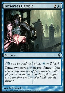 Tezzeret's Gambit⁣ - New Phyrexia⁣ (Uncommon)⁣ [47]