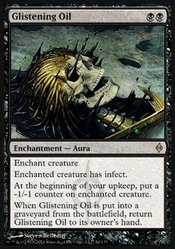 Glistening Oil⁣ - New Phyrexia⁣ (Rare)⁣ [62]