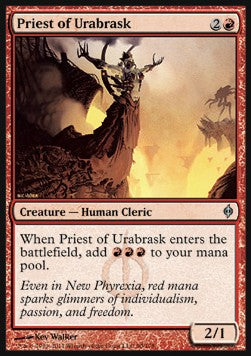 Priest of Urabrask⁣ - New Phyrexia⁣ (Uncommon)⁣ [90]