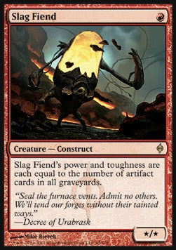 Slag Fiend⁣ - New Phyrexia⁣ (Rare)⁣ [95]