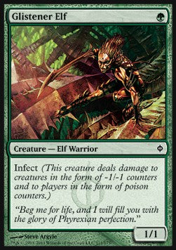 Glistener Elf⁣ - New Phyrexia⁣ (Common)⁣ [111]