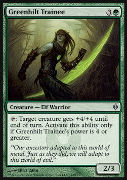 Greenhilt Trainee⁣ - New Phyrexia⁣ (Uncommon)⁣ [112]