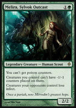 Melira, Sylvok Outcast⁣ - New Phyrexia⁣ (Rare)⁣ [115]