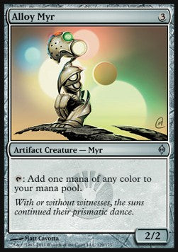 Alloy Myr⁣ - New Phyrexia⁣ (Uncommon)⁣ [129]