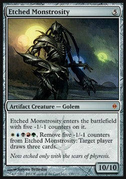 Etched Monstrosity⁣ - New Phyrexia⁣ (Mythic)⁣ [135]