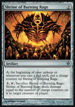 Shrine of Burning Rage⁣ - New Phyrexia⁣ (Uncommon)⁣ [153]
