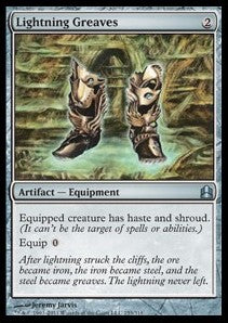 Lightning Greaves⁣ - Commander⁣ (Uncommon)⁣ [253]