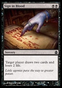 Sign in Blood⁣ - Commander⁣ (Common)⁣ [101]