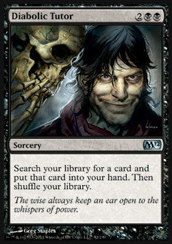 Diabolic Tutor⁣ - Magic 2012⁣ (Uncommon)⁣ [92]