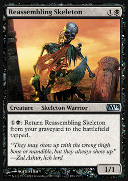 Reassembling Skeleton⁣ - Magic 2012⁣ (Uncommon)⁣ [104]