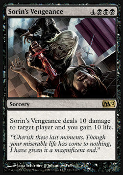 Sorin's Vengeance⁣ - Magic 2012⁣ (Rare)⁣ [111]