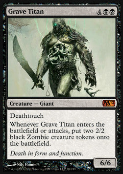 Grave Titan⁣ - Magic 2012⁣ (Mythic)⁣ [98]