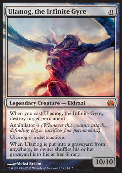 Ulamog, the Infinite Gyre⁣ - From the Vault: Legends⁣ (Mythic)⁣ [14]