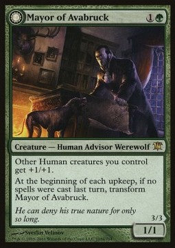Mayor of Avabruck / Howlpack Alpha⁣ - Innistrad⁣ (Rare)⁣ [193]
