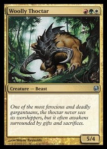 Woolly Thoctar⁣ - Duel Decks: Ajani vs. Nicol Bolas⁣ (Uncommon)⁣ [13]