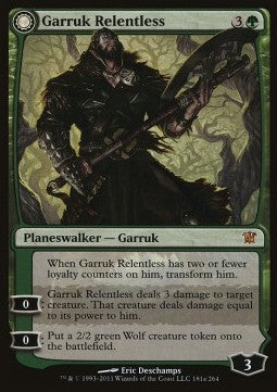 Garruk Relentless / Garruk, the Veil-Cursed⁣ - Innistrad⁣ (Mythic)⁣ [181]