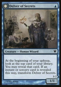 Delver of Secrets / Insectile Aberration⁣ - Innistrad⁣ (Common)⁣ [51]