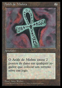 Ankh of Mishra⁣ - Fourth Edition: Black Bordered⁣ (Rare)
