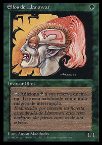 Llanowar Elves⁣ - Fourth Edition: Black Bordered⁣ (Common)