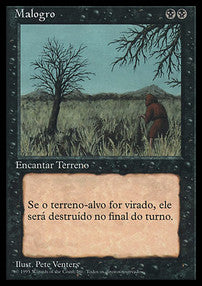Blight⁣ - Fourth Edition: Black Bordered⁣ (Uncommon)