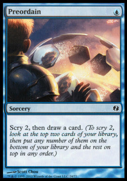 Preordain⁣ - Duel Decks: Venser vs. Koth⁣ (Common)⁣ [24]