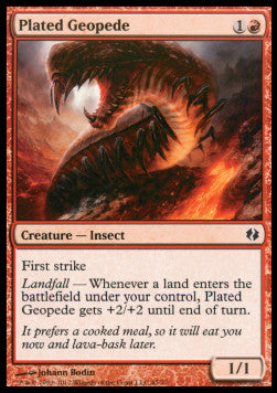 Plated Geopede⁣ - Duel Decks: Venser vs. Koth⁣ (Common)⁣ [45]