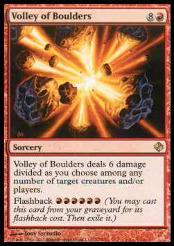Volley of Boulders⁣ - Duel Decks: Venser vs. Koth⁣ (Rare)⁣ [73]