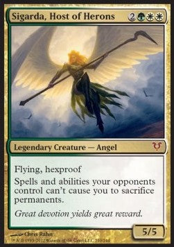 Sigarda, Host of Herons⁣ - Avacyn Restored⁣ (Mythic)⁣ [210]